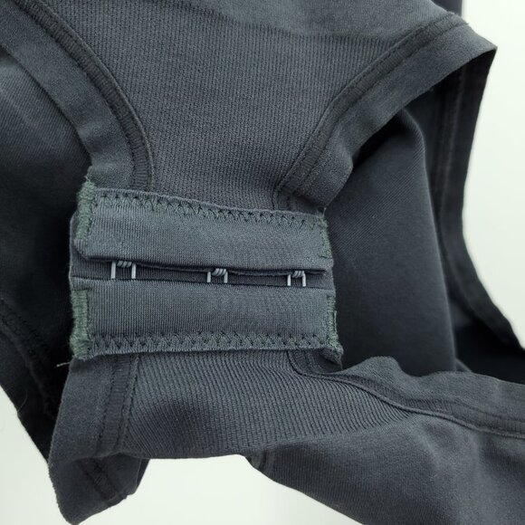 NWT SPANX Long Sleeve Bodysuit Scoop Neck FS6015 Sz L Steel Gray - Picture 8 of 16